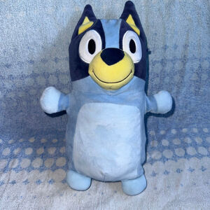 EUC Bluey Squishmallow Official 10" HugMees Plush Blue Puppy Dog Stuffed Animal